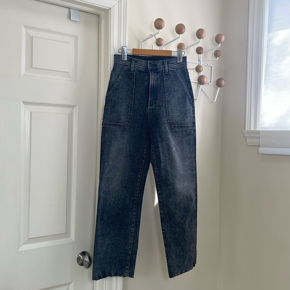 Mother - High Rise Wide Legged Pants - Dark Wash - 26 - Picture 2 of 16